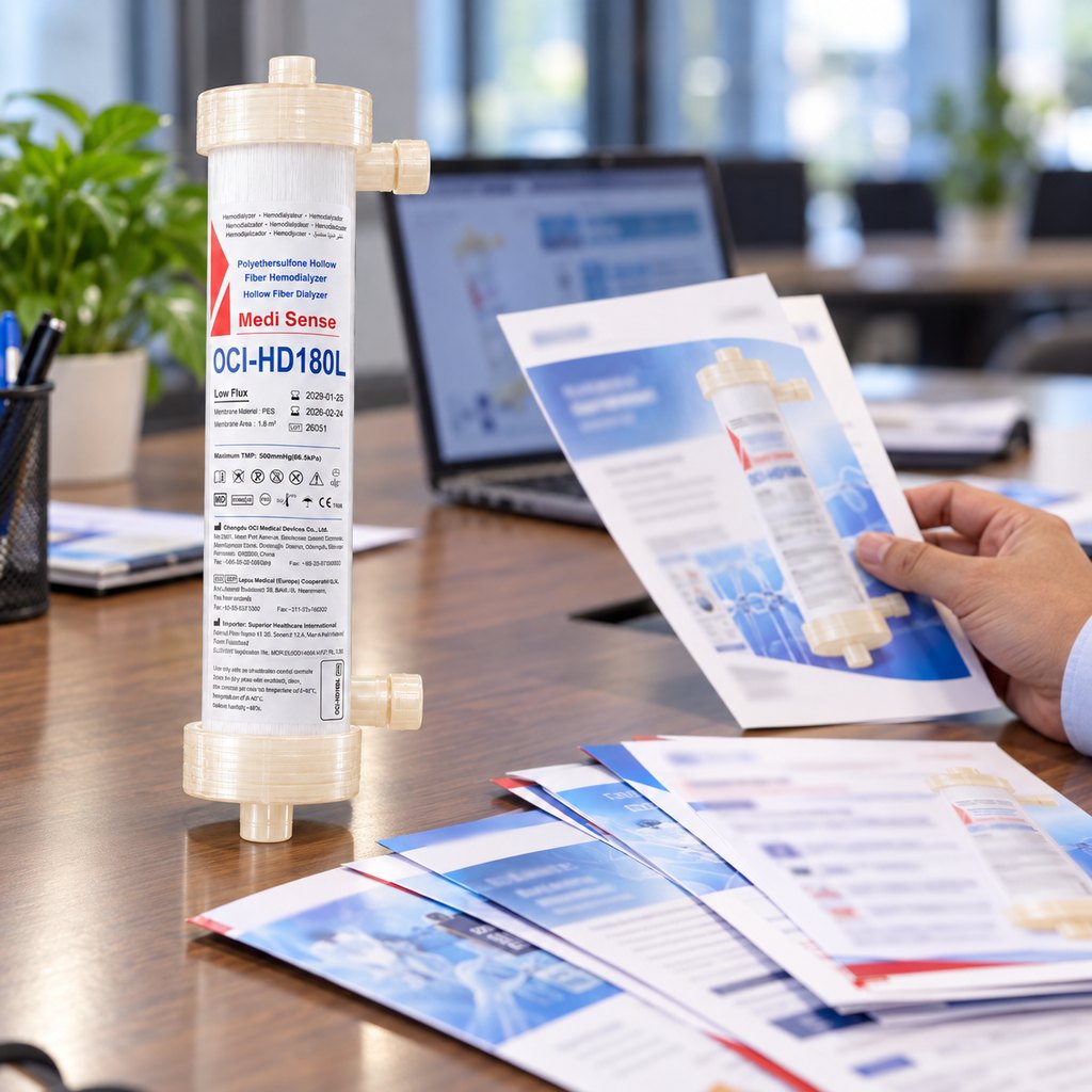 Medi Sense dialysis kit materials from Superior Healthcare International